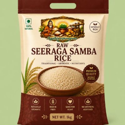 சீரக சம்பா பச்சை அரிசி (Raw Seeraga Samba Rice)